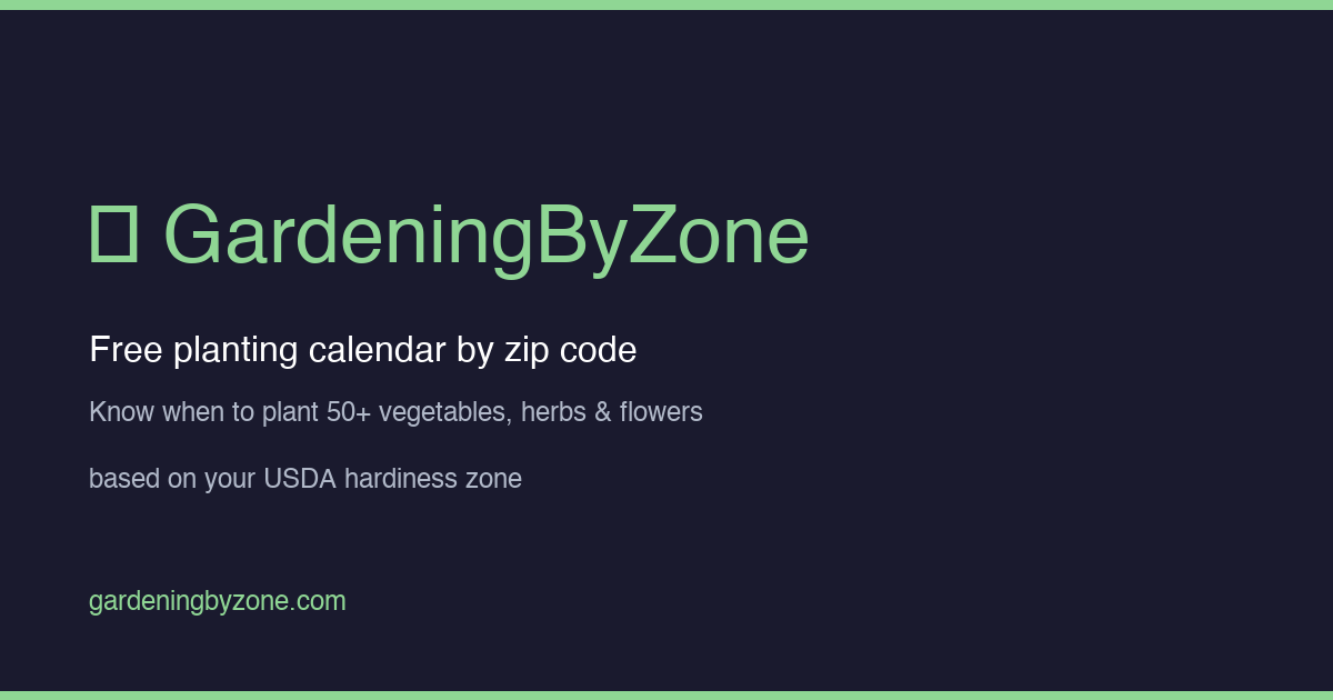 When to Plant Green Beans in Zone 6B — Planting Dates & Tips ...